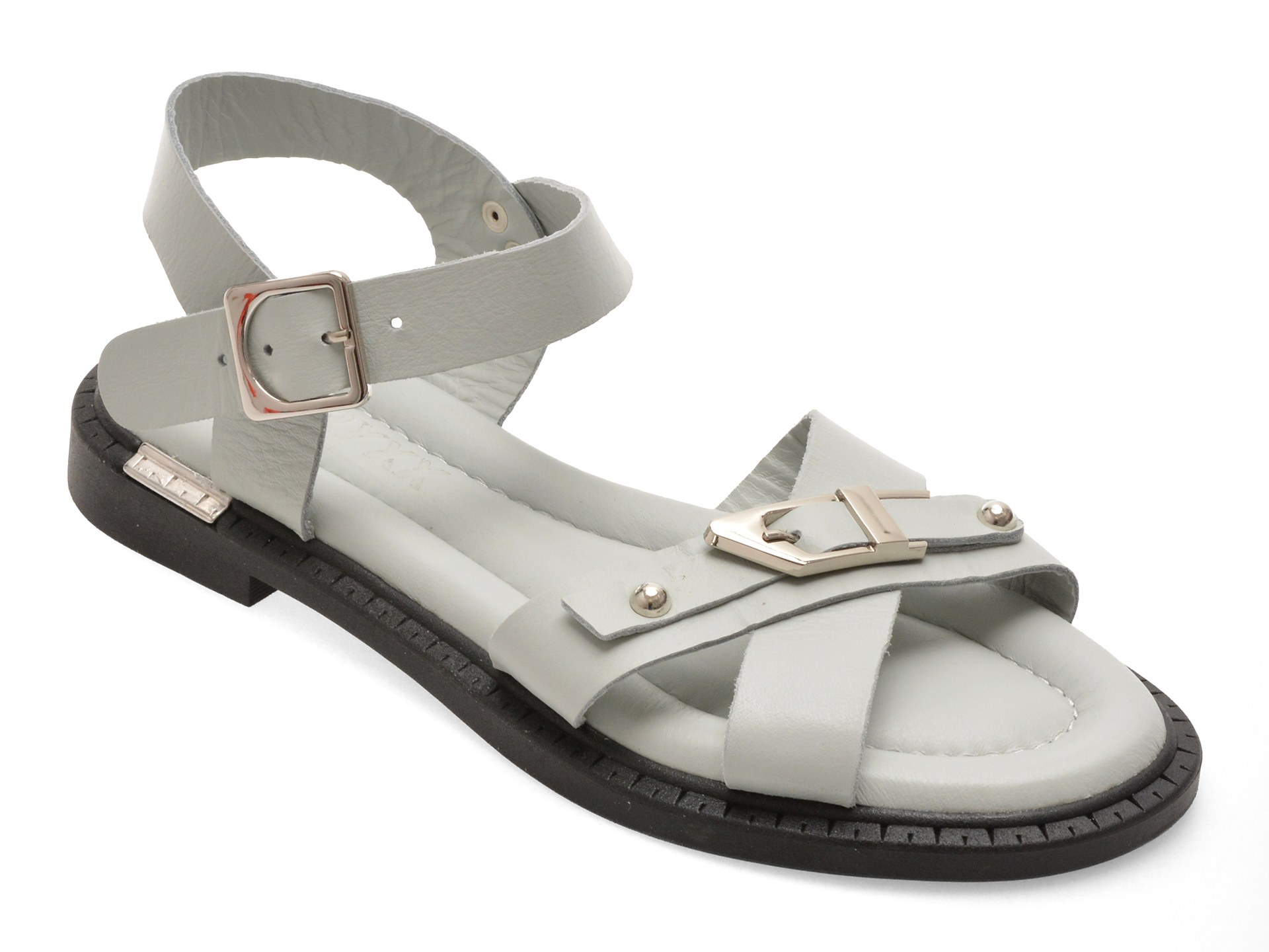 Sandale GRYXX Gri Piele Naturală | Eleganță și Confort