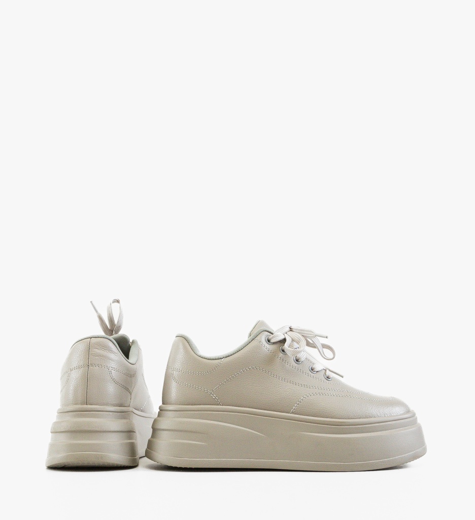 Sneakers Dama Bygdan Gri - Confort și Stil Sport - imagine 4