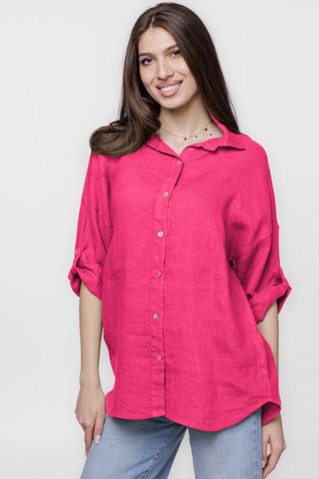 Cămăși In Fucsia Shopika | Design Elegant cu Dantelă