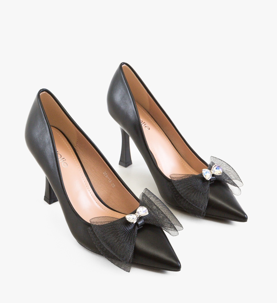 Pantofi Stiletto Liama Negri | Eleganță și Stil - imagine 3