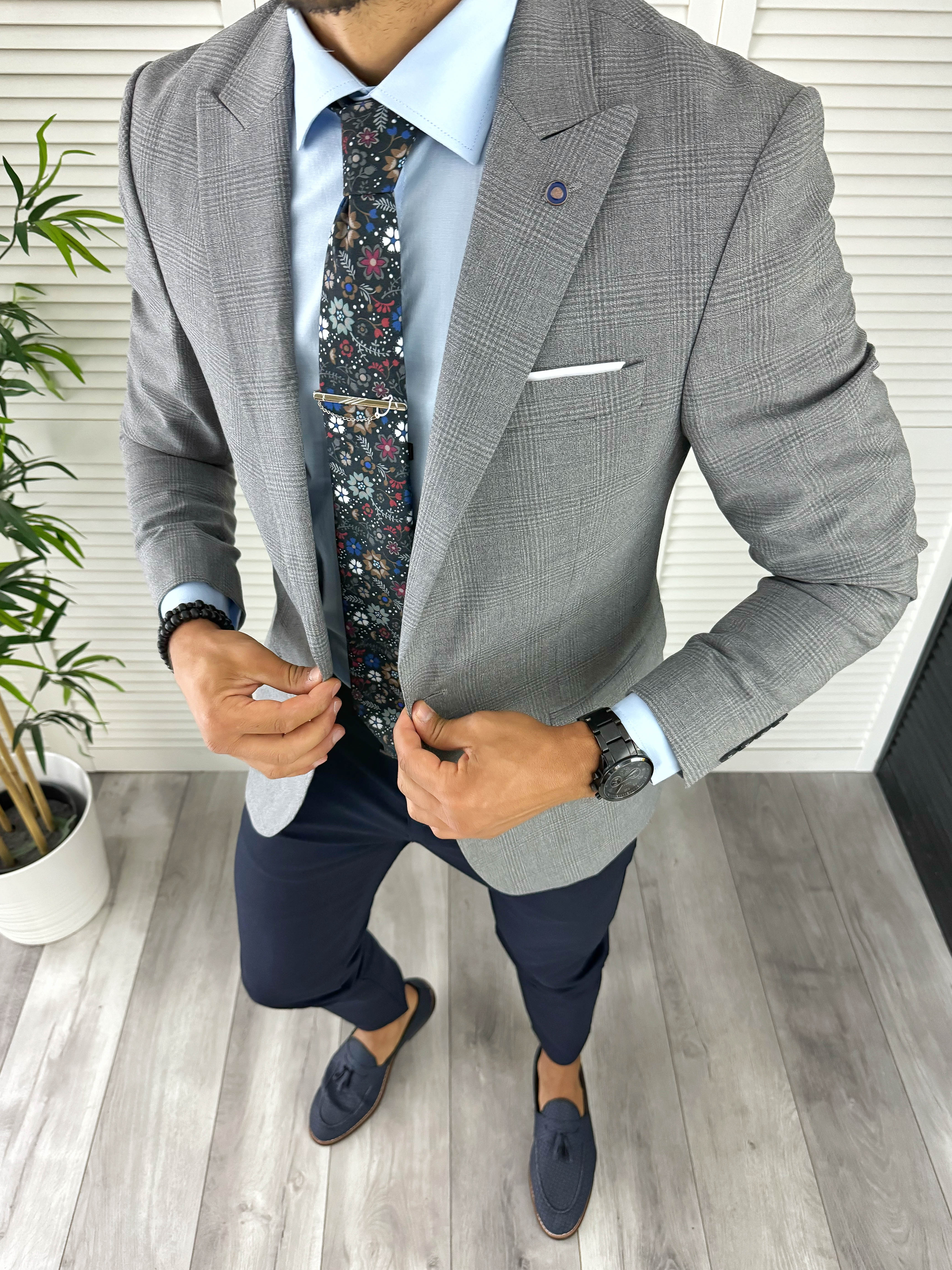Sacou Barbati Slim Fit Elegant - 12841