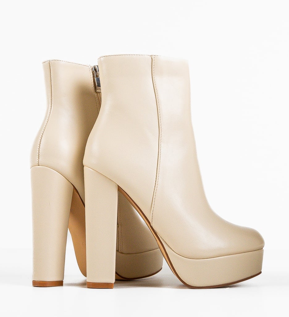 Botine Dama Ime Bej - Eleganță și Confort - imagine 5