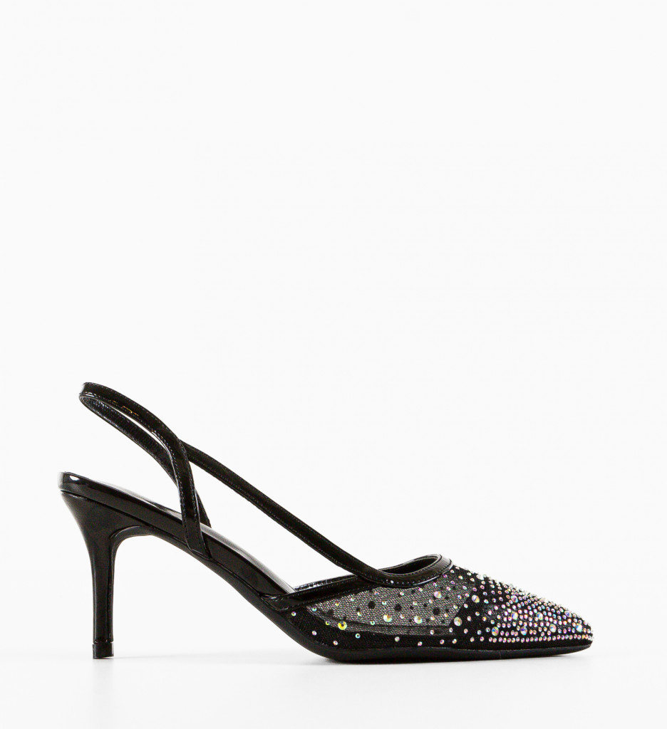 Pantofi Melite Negri - Eleganță și Confort - imagine 4