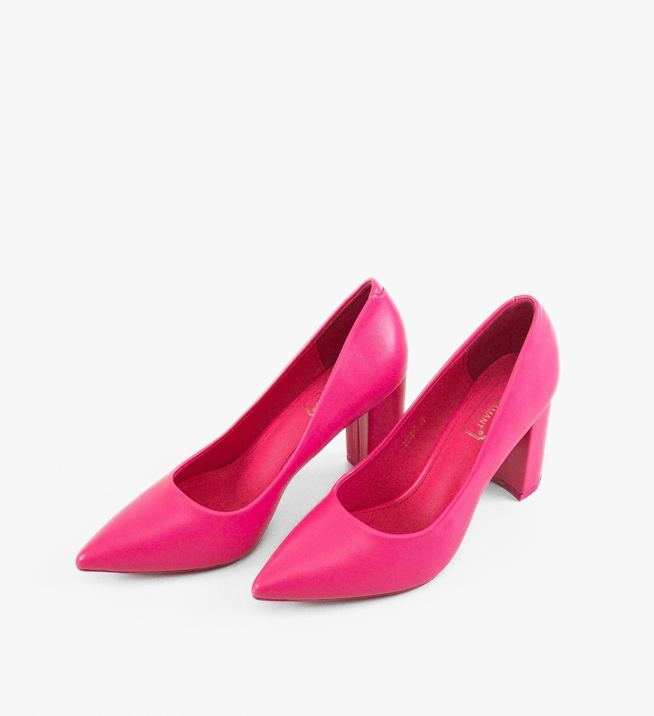 Pantofi Dama Yang Fuchsia | Eleganță Remarcabilă - imagine 5