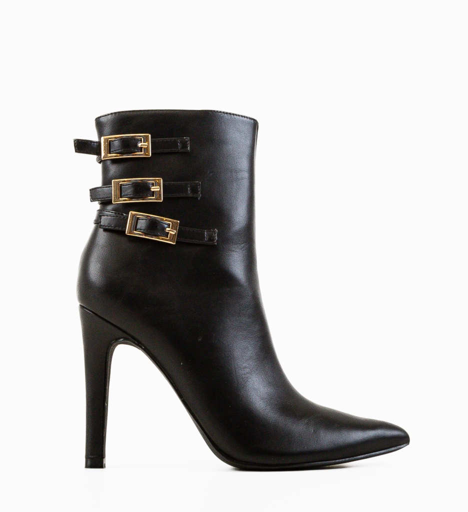 Botine Dama Poggi Negre | Eleganță și Confort - imagine 3
