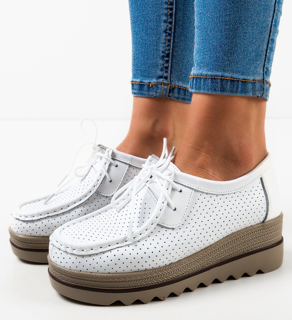 Pantofi Casual Dama Torinoz Albi | Confort & Stil