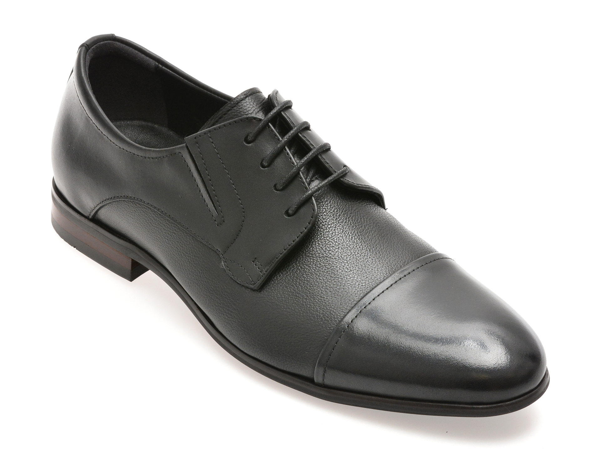 Pantofi Epica Negri din Piele Naturală