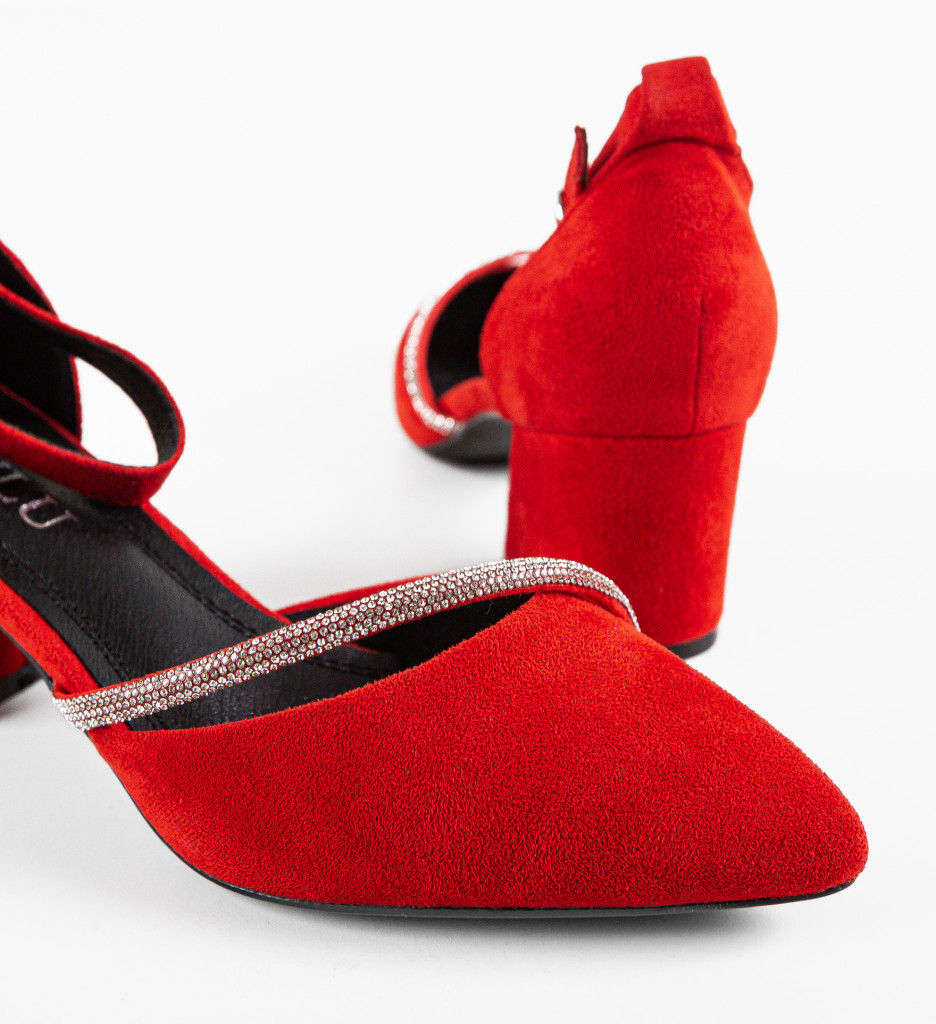 Pantofi dama Pamela Rosii - Eleganță și Stil - imagine 8