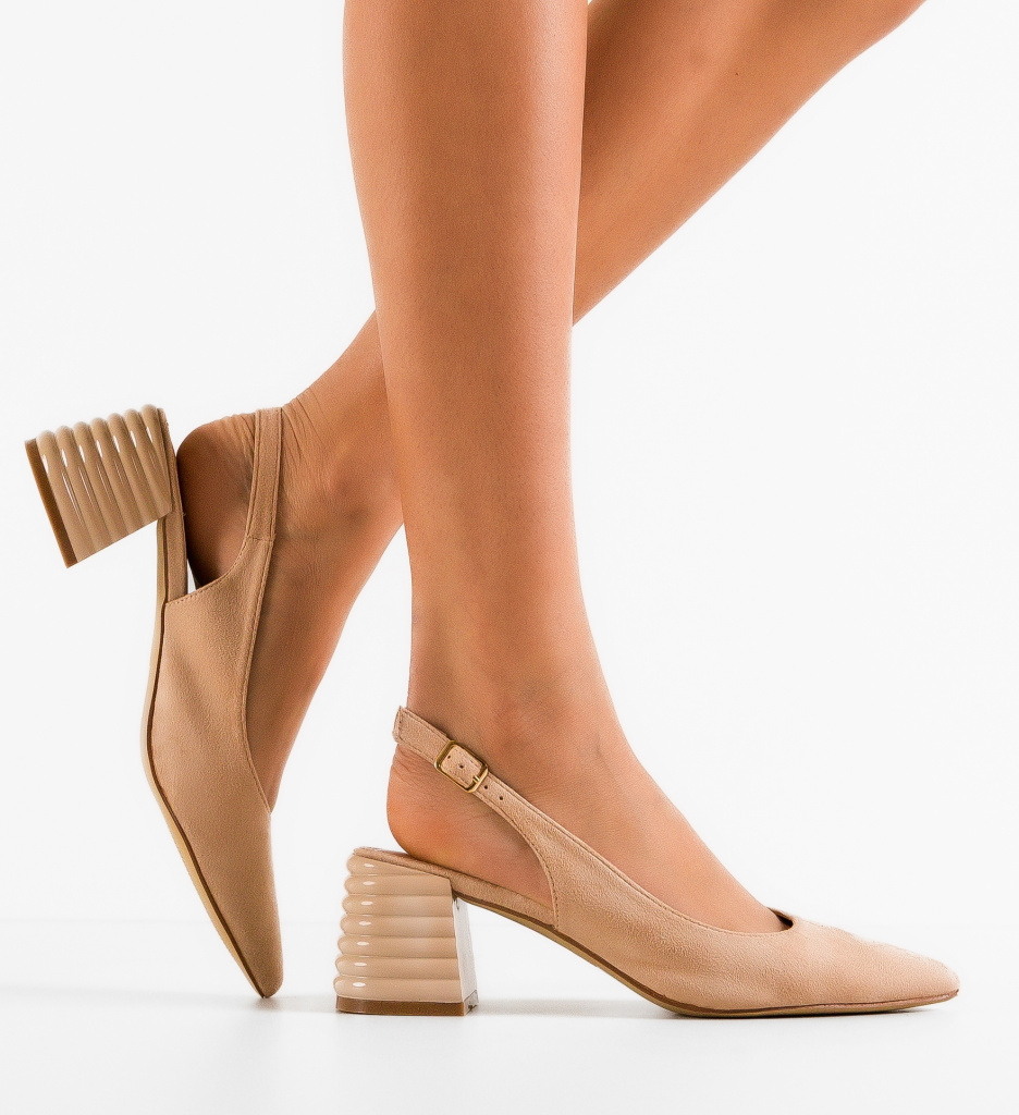 Pantofi Dama Westley Bej | Eleganță și Stil - imagine 3