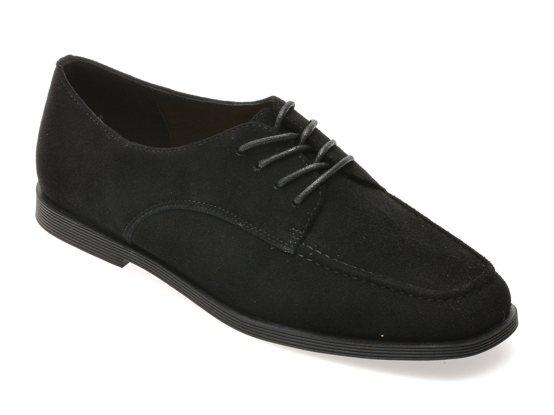 Pantofi EPICA negri din piele intoarsă