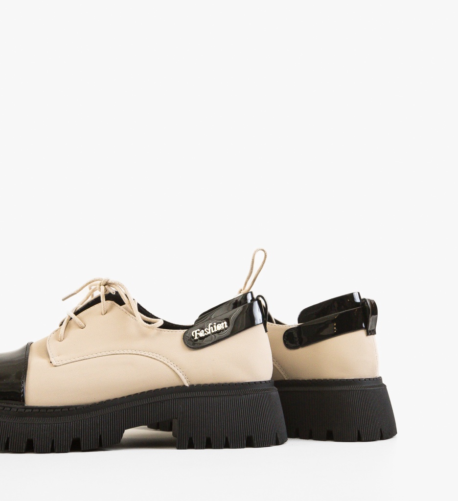 Pantofi Casual Dama Luiza Bej | Confort & Stil - imagine 11