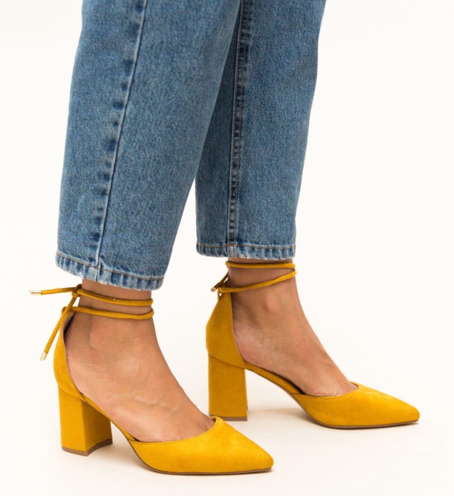 Pantofi Fitonic Galbeni | Eleganță și Confort