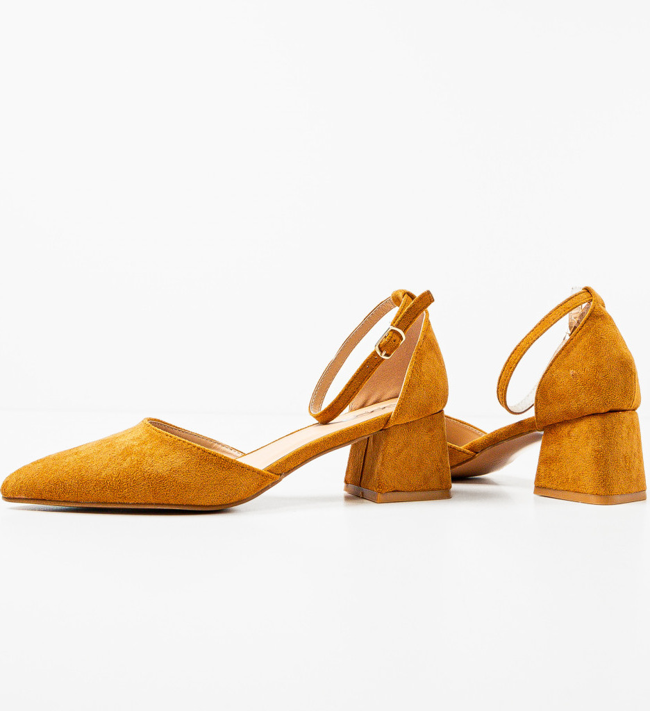 Pantofi Elva Camel | Eleganți și Versatili - imagine 8