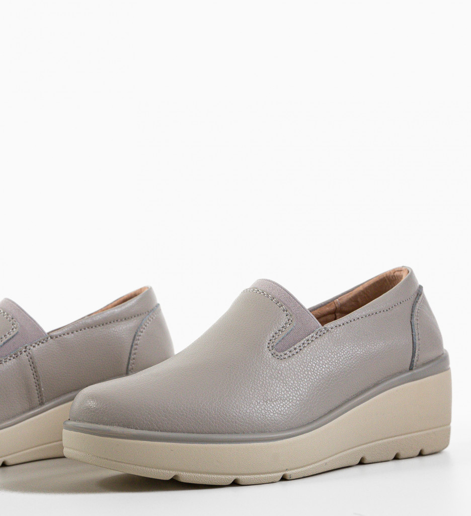 Pantofi Yanam Gri - Confort și Eleganță Casual - imagine 5
