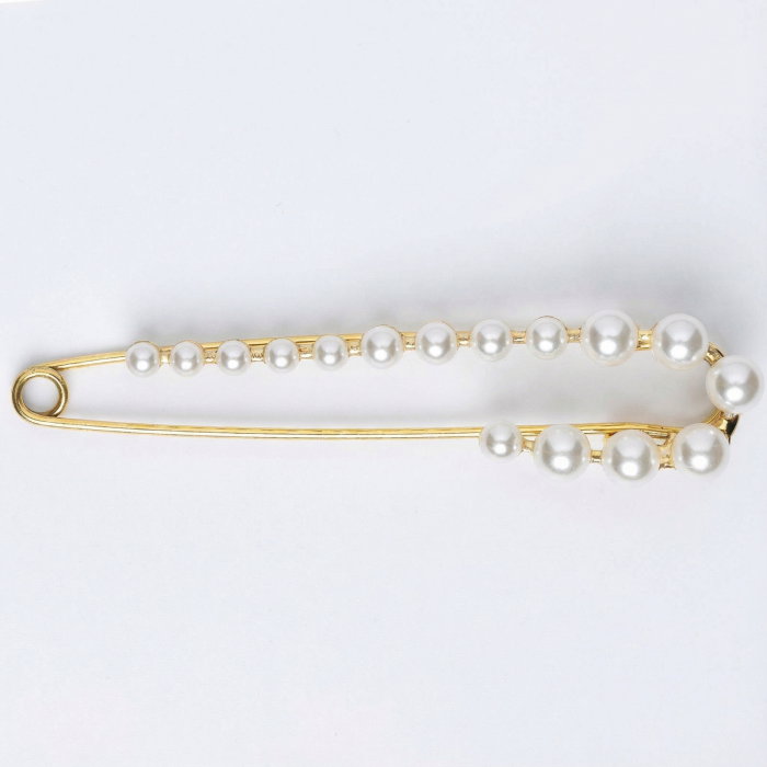 Brosa Aurie cu Perle Shopika | Accesoriu Elegant