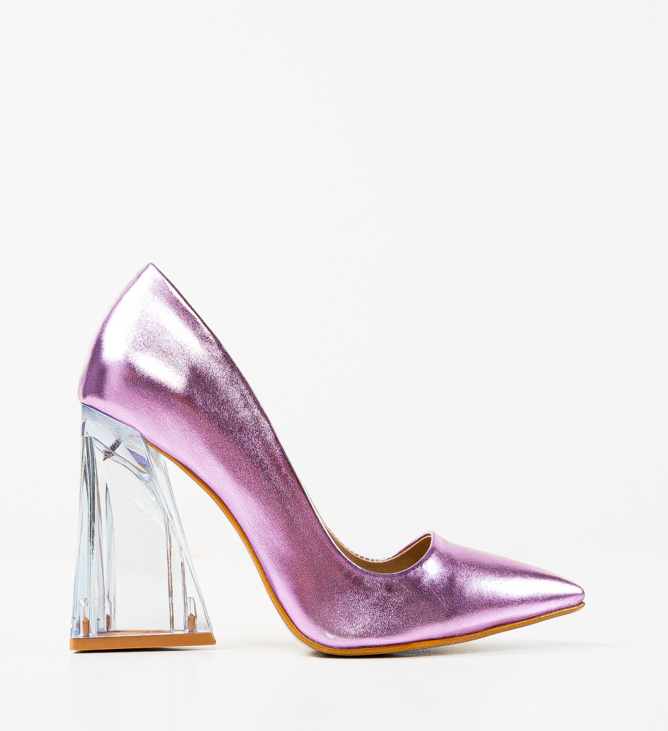 Pantofi cu Toc Samplia Roz - Eleganță și Stil - imagine 5