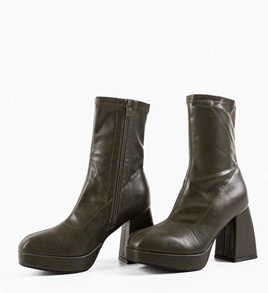 Botine Dama Verzi Rufus - Stil și Eleganță - imagine 7