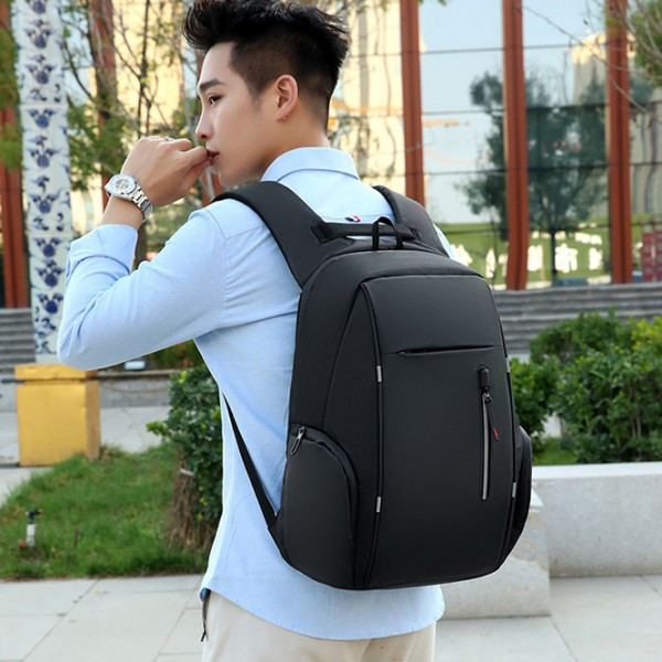 Rucsac Harvey GT1475 Negru cu Port USB - imagine 2