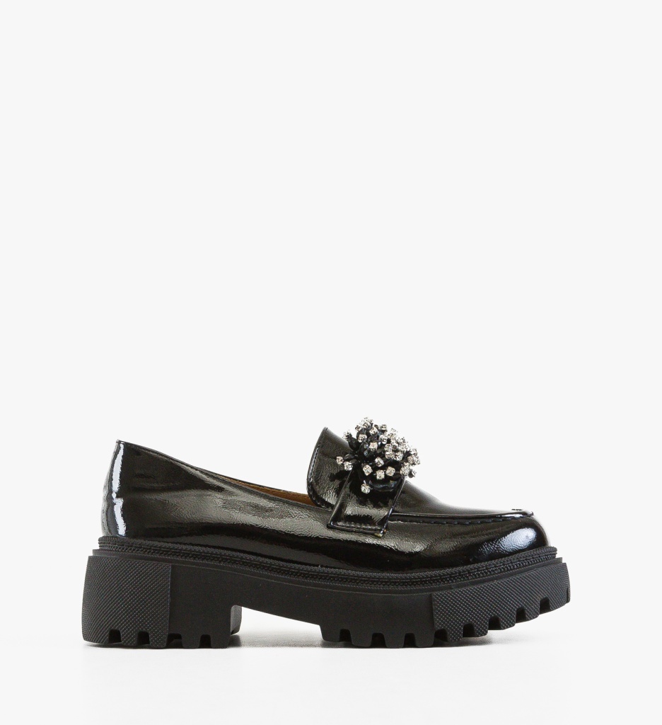 Pantofi Casual Dama Ovatte Negri – Confort și Stil - imagine 6