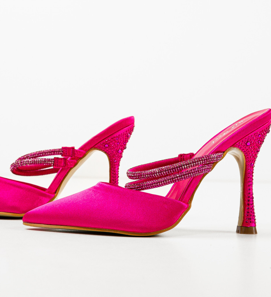Pantofi cu Toc Fuchsia Ilean | Eleganță și Stil - imagine 6