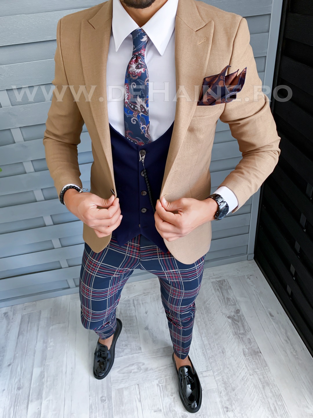 Ținută Barbati Smart Casual Slim Fit 4 Piese