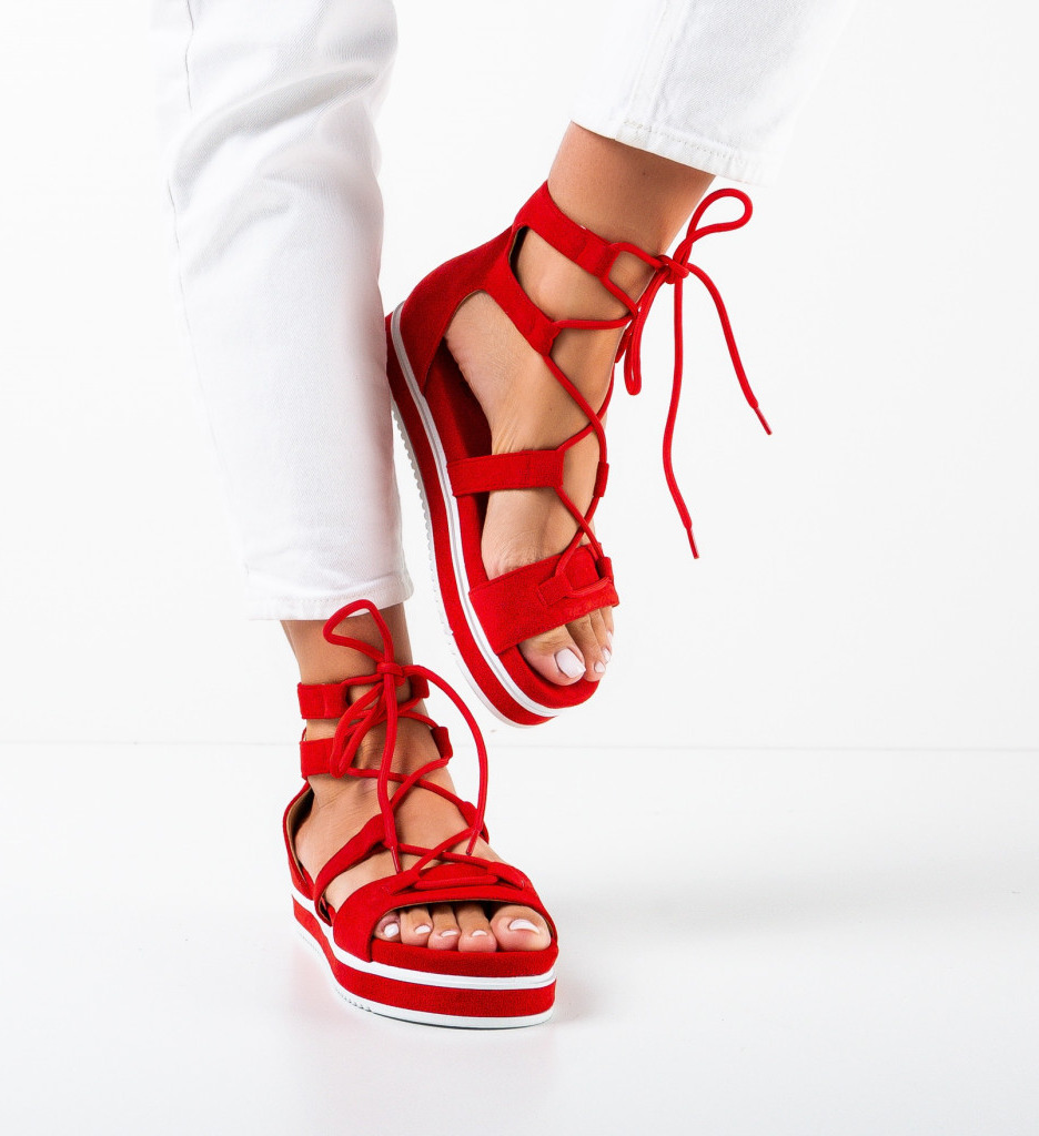 Sandale Dama Rosii | Stil si Confort Zilnic - imagine 3
