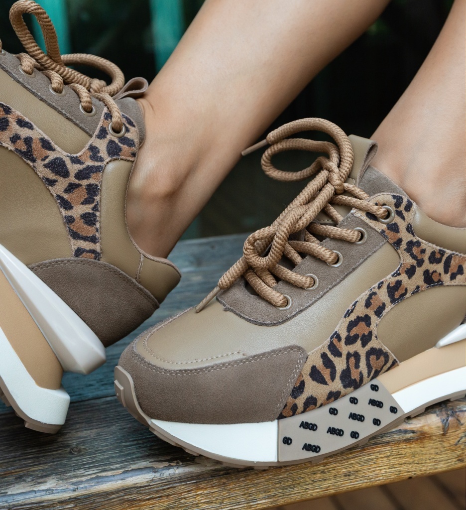 Sneakers Klery Khaki | Confort Urban - imagine 6