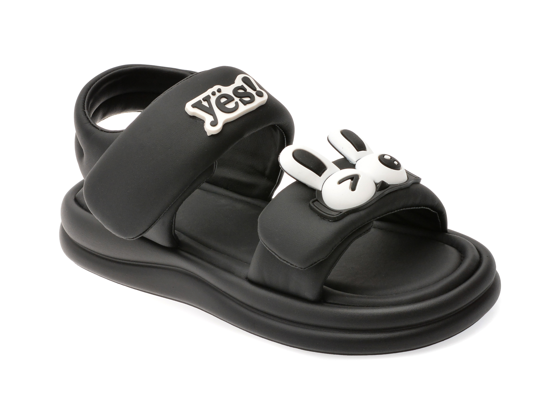 Sandale Selection Kids Negre din Piele | Confort & Stil