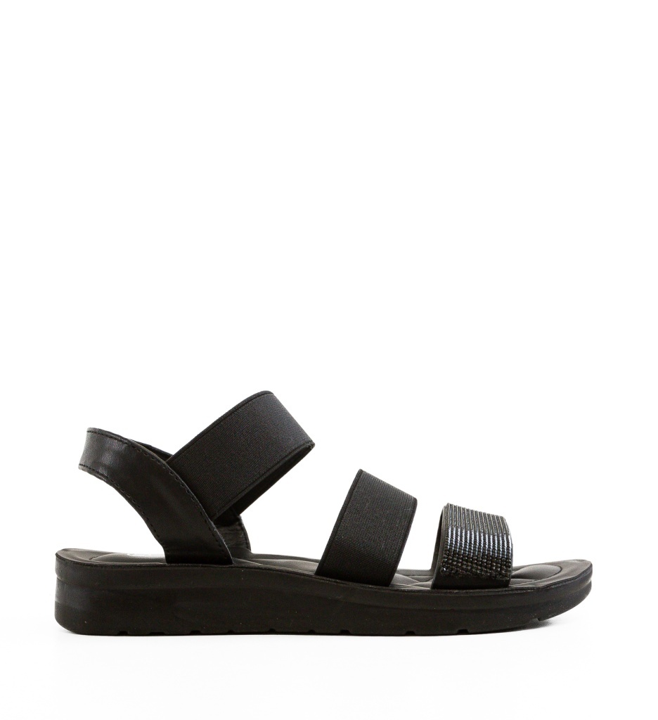 Sandale Dama Bruc Negre Elegante și Confortabile - imagine 6