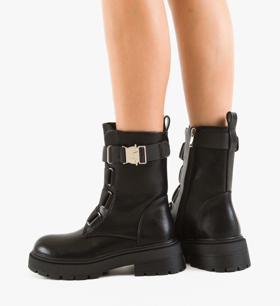 Ghete Boyer Negre Depurtat | Stil & Confort - imagine 7