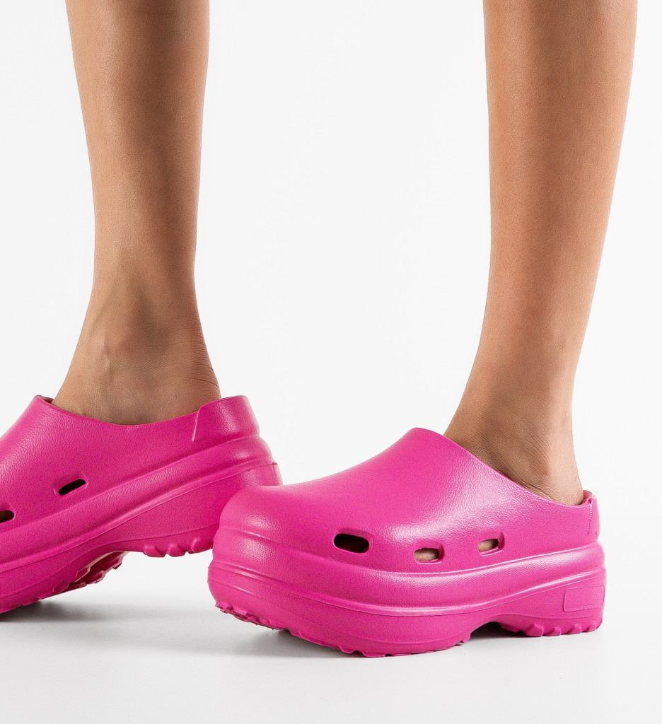 Papuci Dama Freddi Fuchsia - Confort și Stil - imagine 3