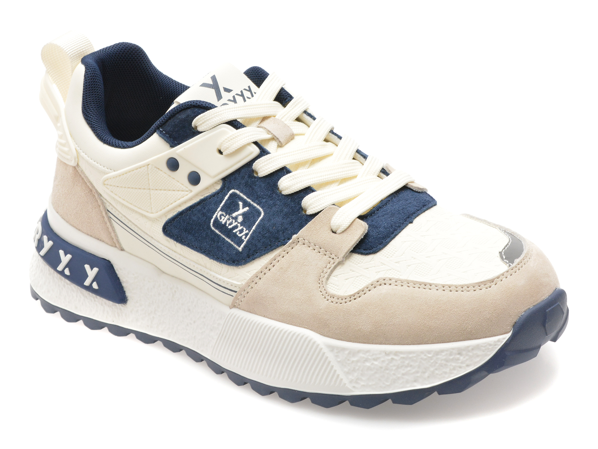 Pantofi Sport GRYXX 9823 Alb Piele Naturală
