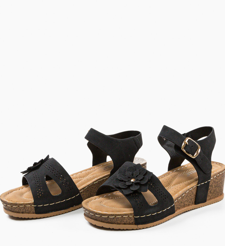 Sandale Florentino Negre | Eleganță și Confort - imagine 7