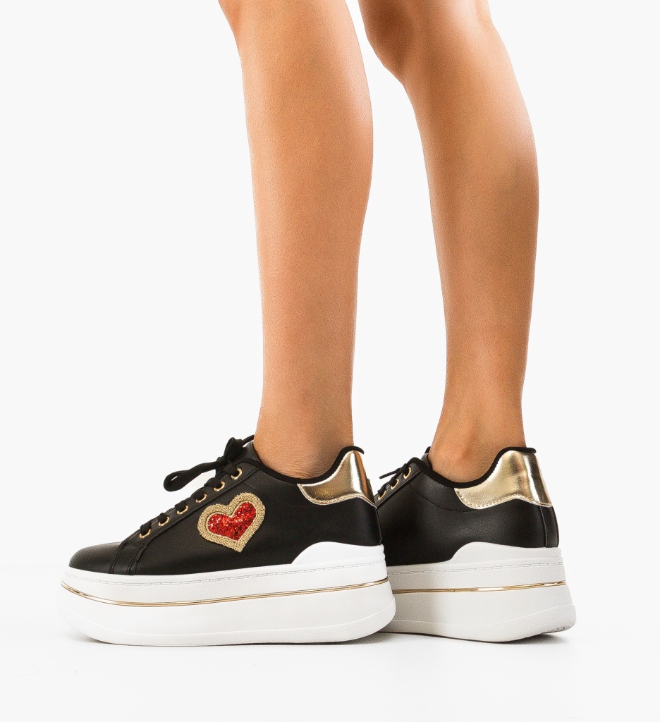 Pantofi Sport Dama Summ Negri - Confort Maxim - imagine 2