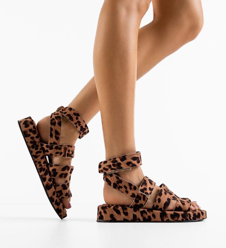Sandale Dama Vardan Print 2 cu Design Unic - imagine 2