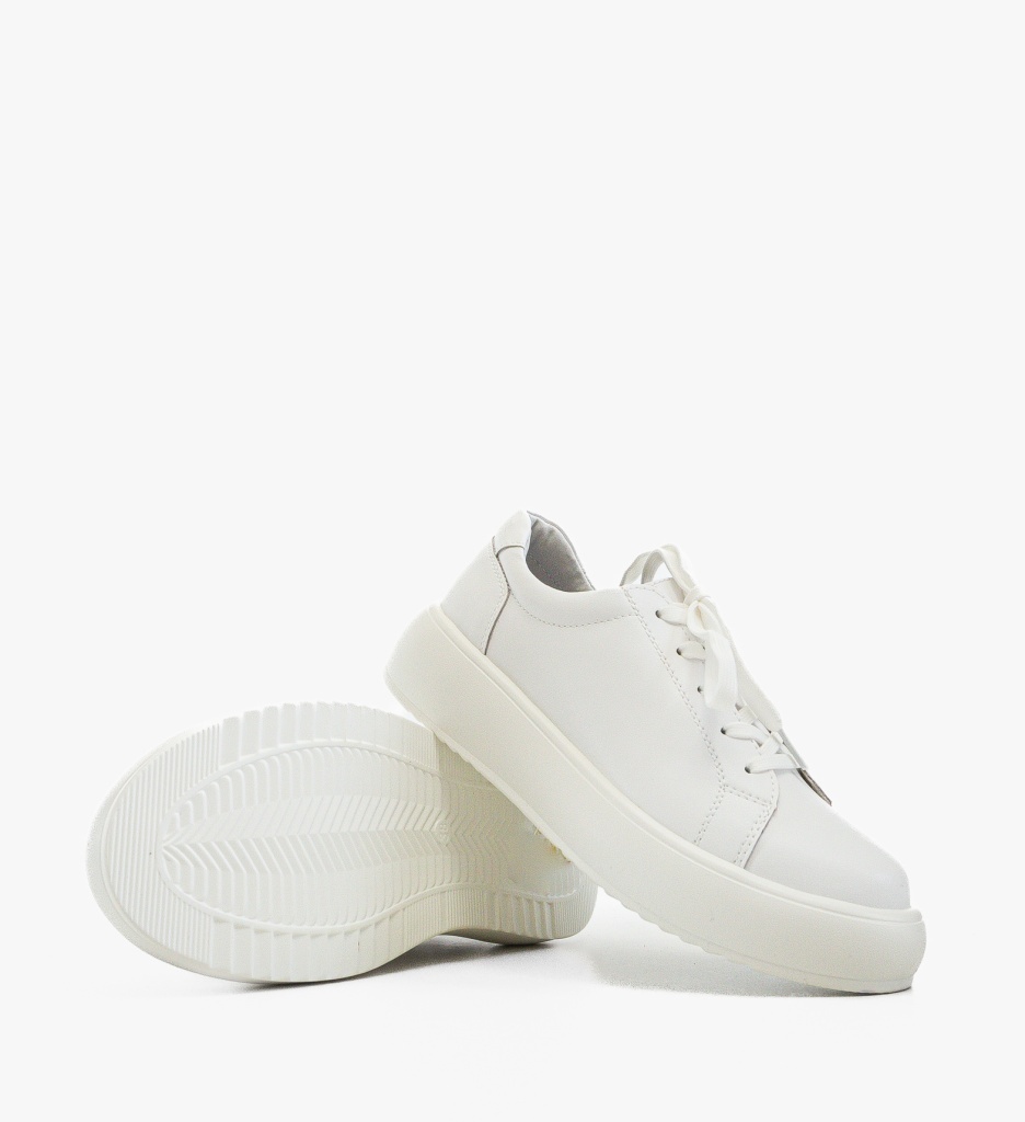 Pantofi Casual Floray Albi - Confort și Stil - imagine 2