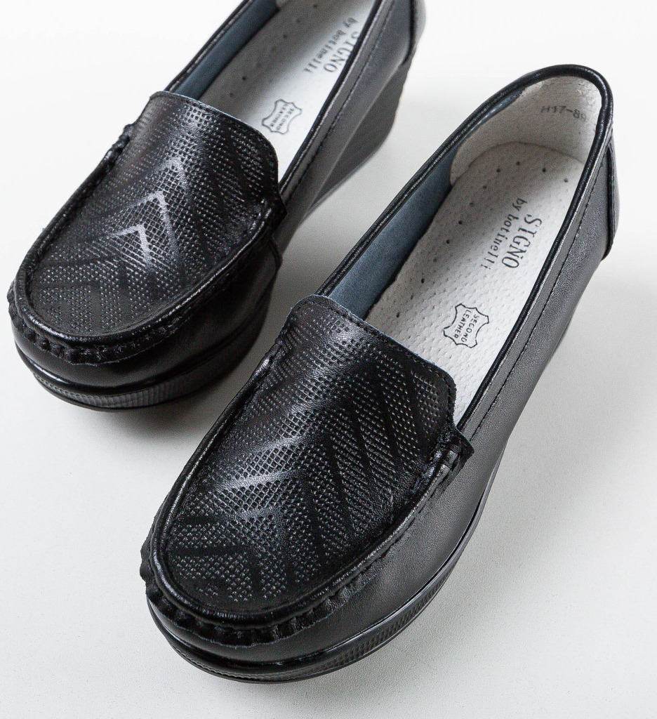 Pantofi Casual Ely Negri - Confort și Eleganță - imagine 6