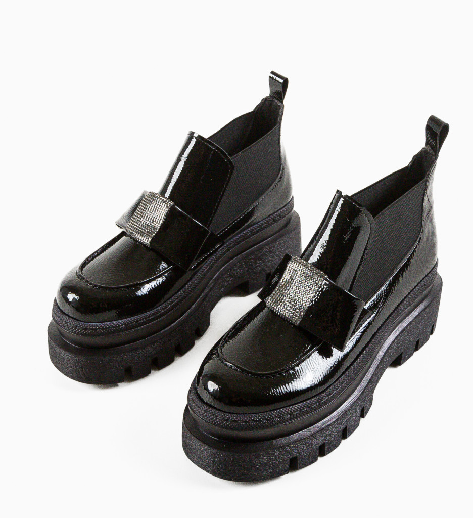 Dargazba Pantofi Casual Negri Confort - imagine 7