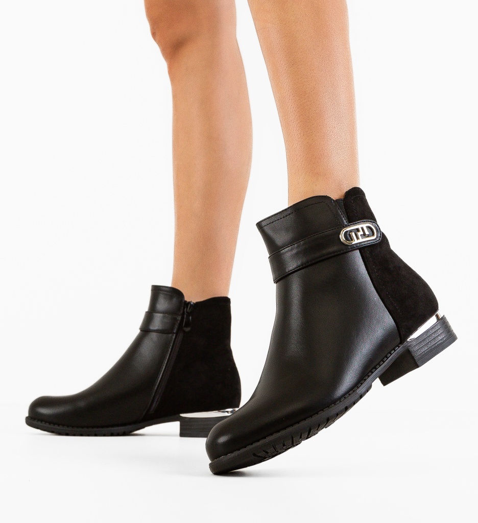 Ghete Dama Passa Negre - Stil si Eleganta - imagine 2