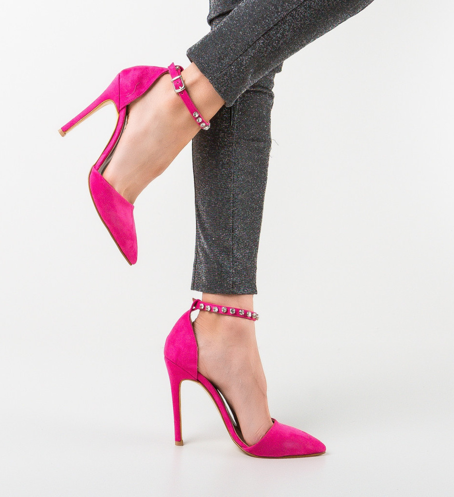 Pantofi dama Tanos Roz - Eleganță și Stil - imagine 3