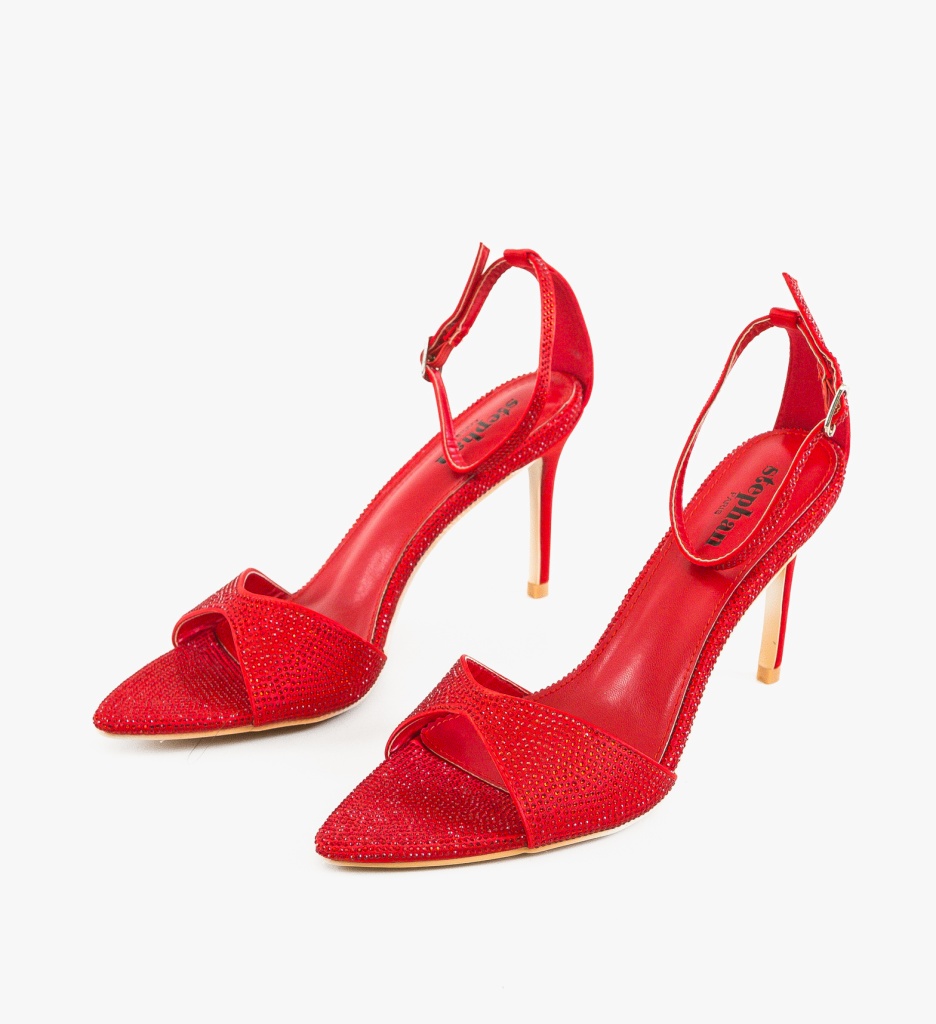 Sandale cu Toc Rosii Kamars | Eleganță Garantată - imagine 4