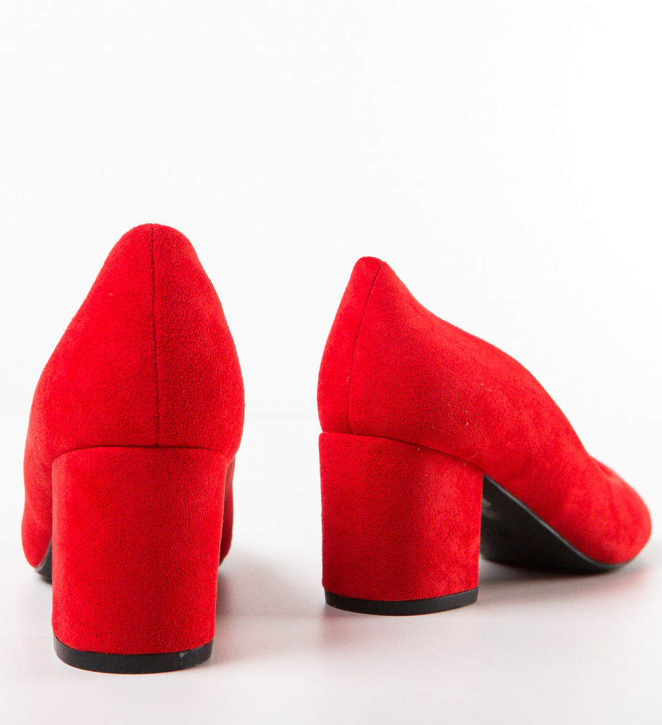 Pantofi Dama Rosii cu Toc | Eleganță și Stil - imagine 6
