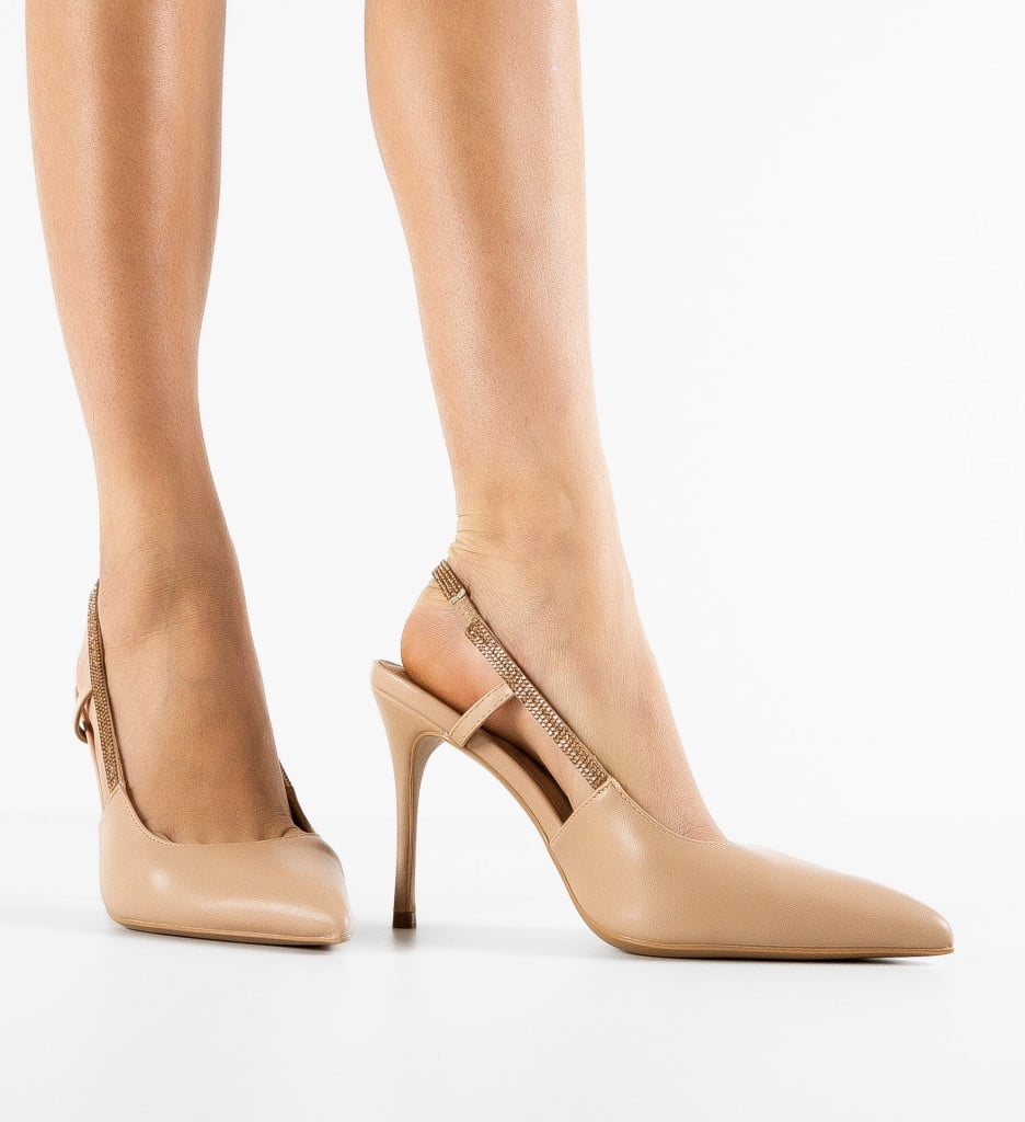 Pantofi Lourdusamy Bej | Eleganță și Confort - imagine 4