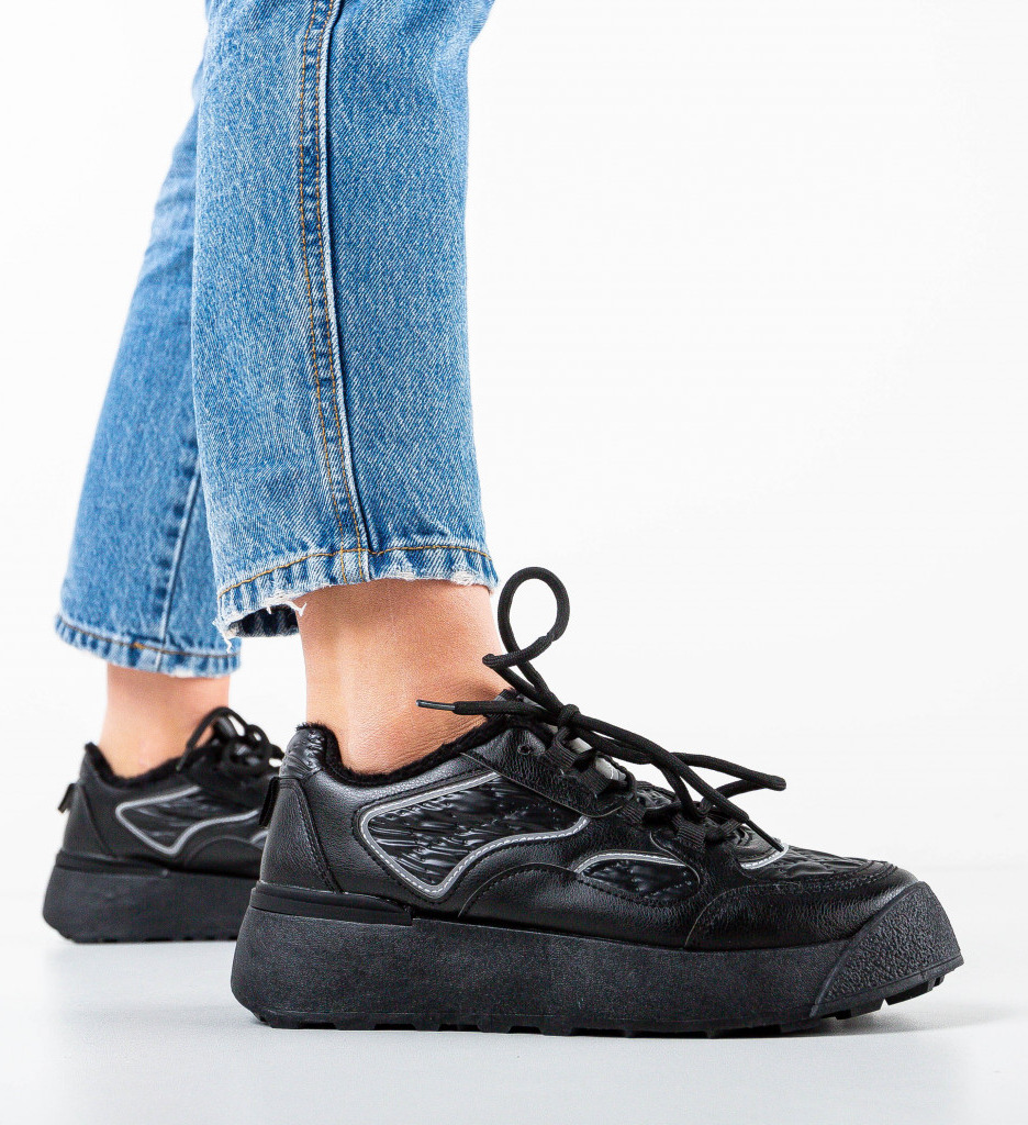 Pantofi Sport Fraser Negri - Confort și Stil - imagine 2
