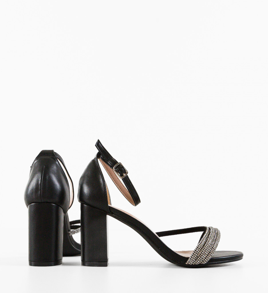Sandale Chariss Negre | Eleganță și Stil - imagine 7
