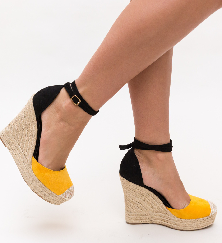 Platforme Kalmo Galbene - Stil și Confort - imagine 3