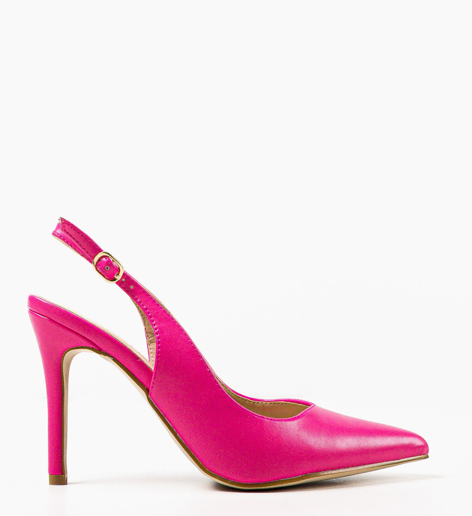 Pantofi Toc Amani Fuchsia - Eleganță și Stil - imagine 4