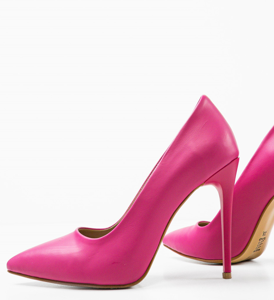 Pantofi Rytorya Fuchsia cu Toc Eleganți - imagine 6