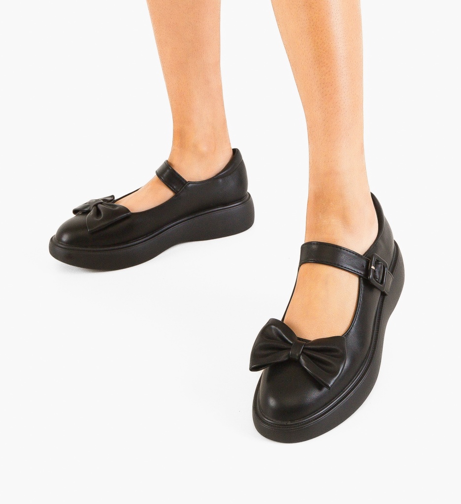 Pantofi Casual Negri Dama - Confort & Stil - imagine 4