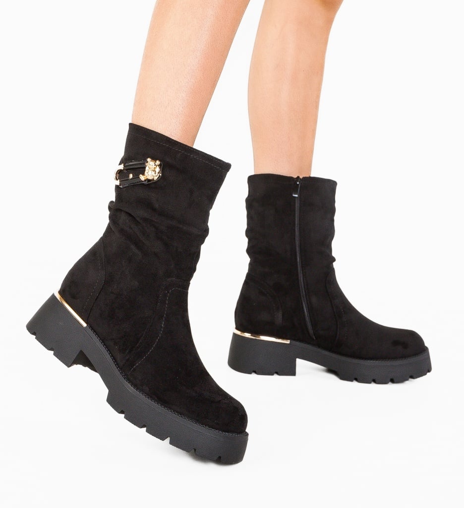 Ghete Dama Howe Negre | Stil Urban Modern - imagine 2